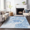Piper Looms Mayfield Modern AMF682 Sky Machine Washable Area Rug Lifestyle Image Feature