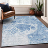 Piper Looms Mayfield Modern AMF682 Sky Machine Washable Area Rug Lifestyle Image Feature