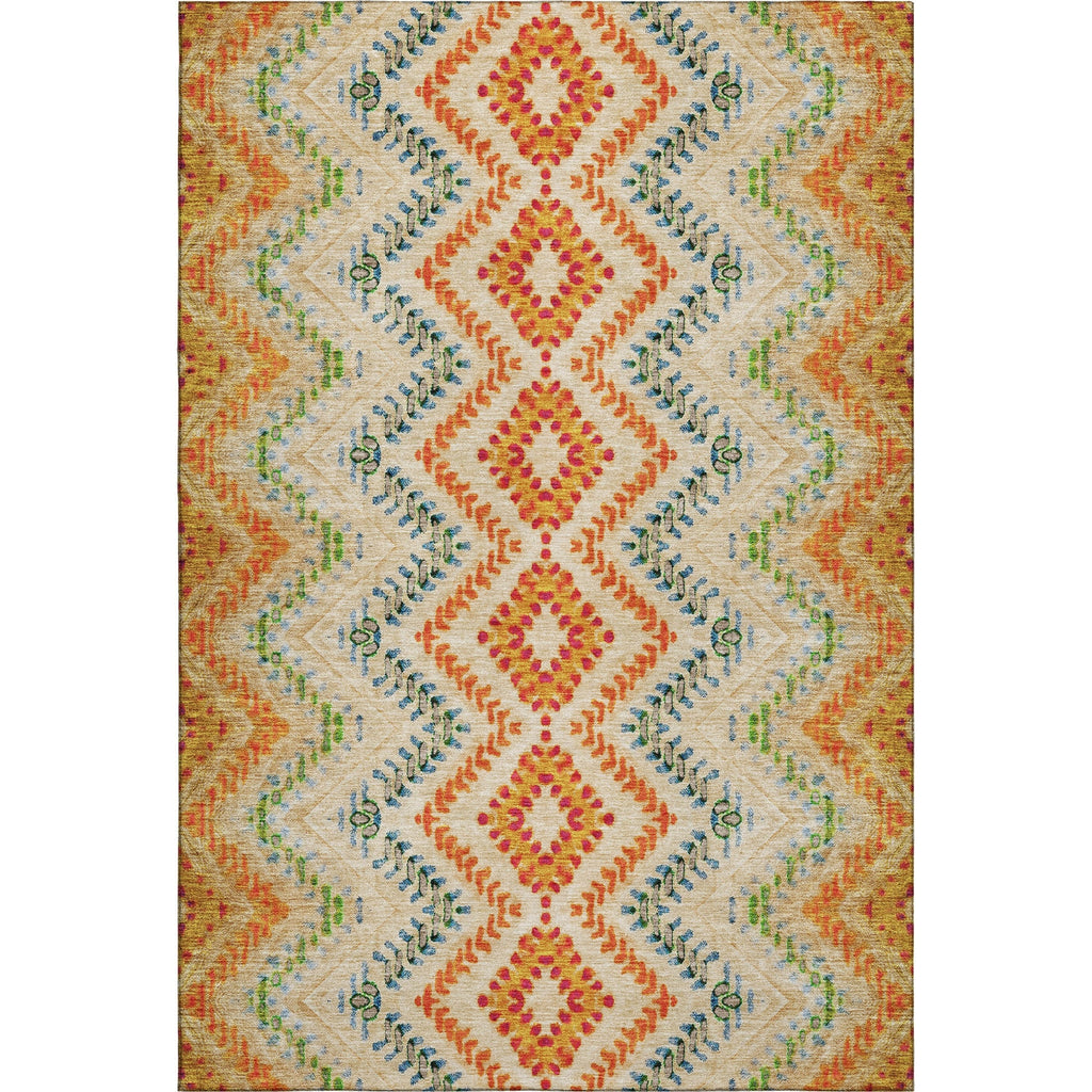 Piper Looms Mayfield Geometric AMF683 Beige Machine Washable Area Rug main image