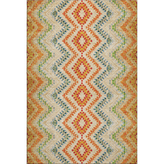 Piper Looms Mayfield Geometric AMF683 Beige Machine Washable Area Rug main image