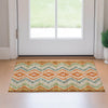 Piper Looms Mayfield Geometric AMF683 Beige Machine Washable Area Rug Scatter Lifestyle Image Feature