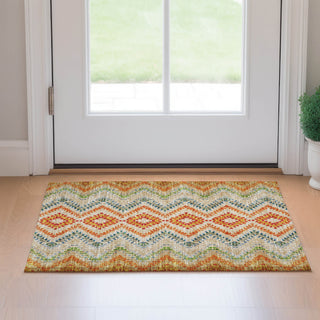 Piper Looms Mayfield Geometric AMF683 Beige Machine Washable Area Rug Scatter Lifestyle Image Feature