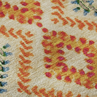 Piper Looms Mayfield Geometric AMF683 Beige Machine Washable Area Rug Swatch Image