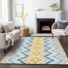 Piper Looms Mayfield Geometric AMF683 Ivory Machine Washable Area Rug Lifestyle Image Feature