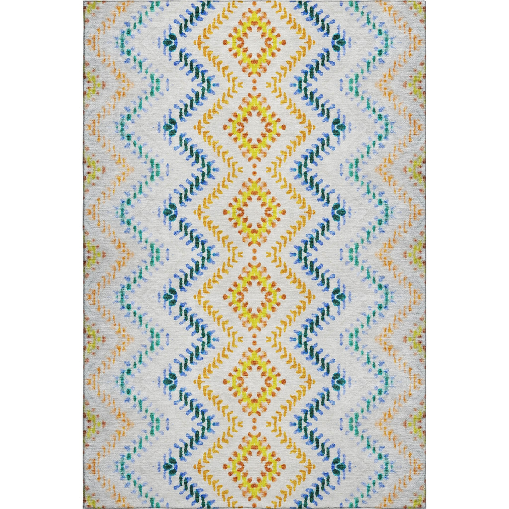 Piper Looms Mayfield Geometric AMF683 Ivory Machine Washable Area Rug main image