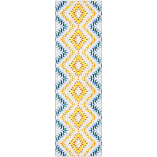Piper Looms Mayfield Geometric AMF683 Ivory Machine Washable Area Rug Runner Main Image