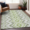 Piper Looms Mayfield Geometric AMF684 Aloe Machine Washable Area Rug Lifestyle Image Feature
