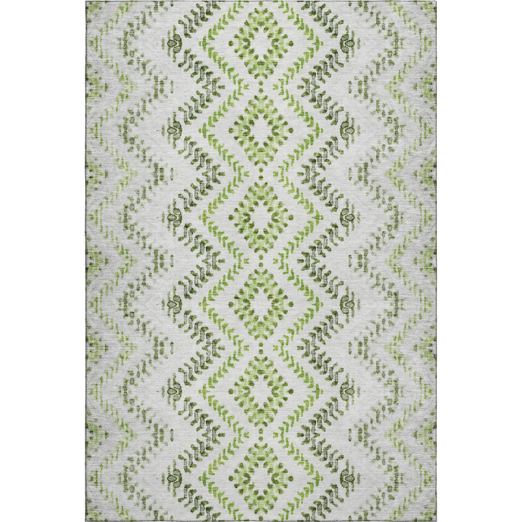 Piper Looms Mayfield Geometric AMF684 Aloe Machine Washable Area Rug main image