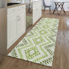 Piper Looms Mayfield Geometric AMF684 Aloe Machine Washable Area Rug Runner Lifestyle Image Feature