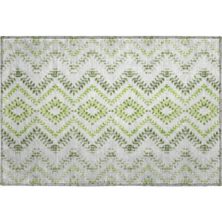 Piper Looms Mayfield Geometric AMF684 Aloe Machine Washable Area Rug Scatter Main Image