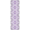 Piper Looms Mayfield Geometric AMF684 Purple Machine Washable Area Rug Runner Main Image