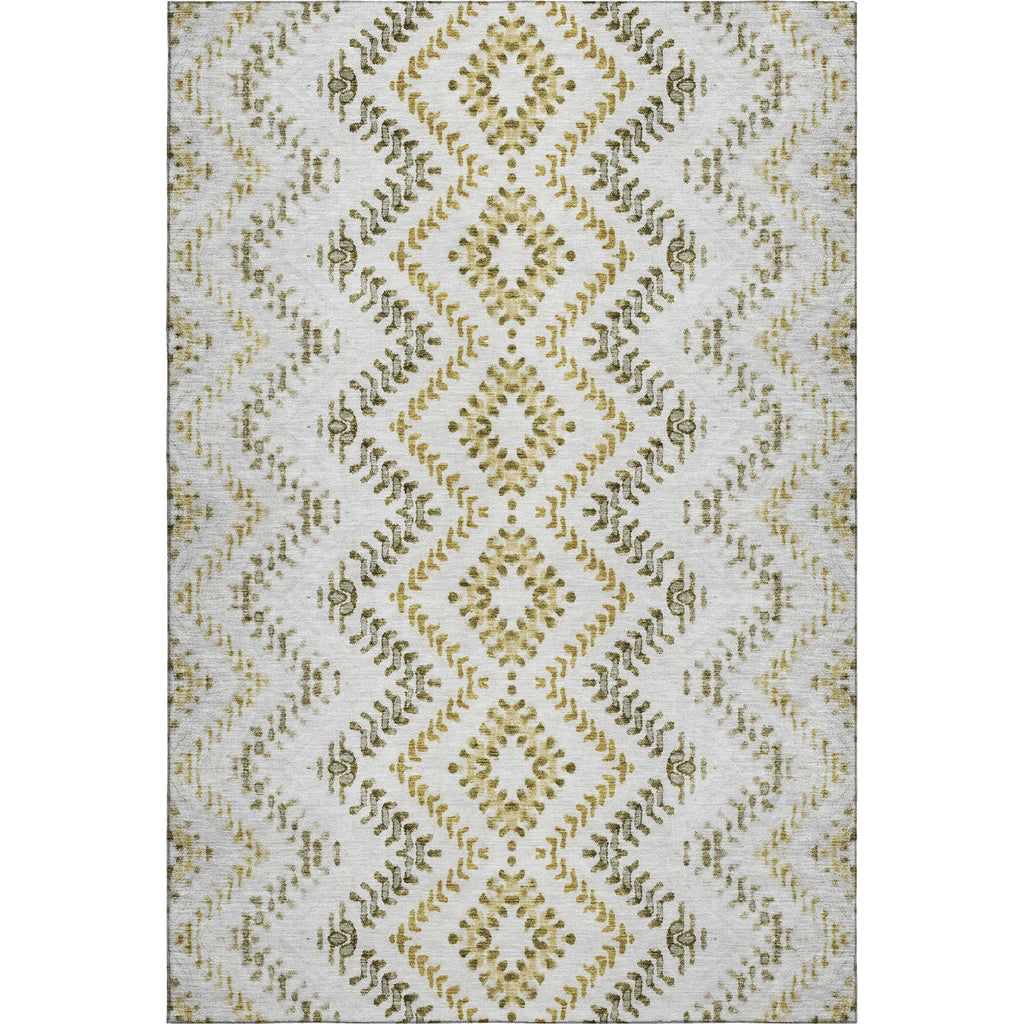 Piper Looms Mayfield Geometric AMF684 Taupe Machine Washable Area Rug main image