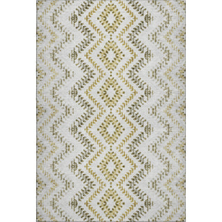 Piper Looms Mayfield Geometric AMF684 Taupe Machine Washable Area Rug main image
