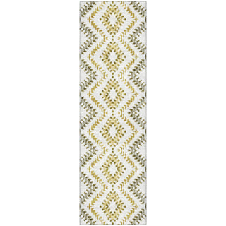 Piper Looms Mayfield Geometric AMF684 Taupe Machine Washable Area Rug Runner Main Image
