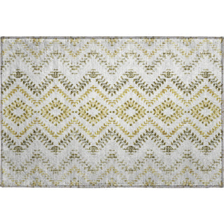 Piper Looms Mayfield Geometric AMF684 Taupe Machine Washable Area Rug Scatter Main Image