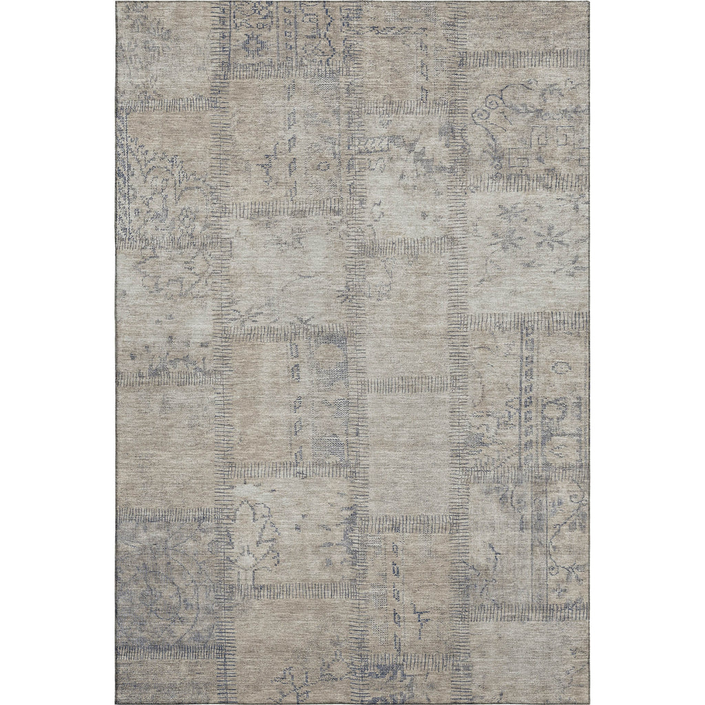 Piper Looms Mayfield Patchwork AMF685 Beige Machine Washable Area Rug main image