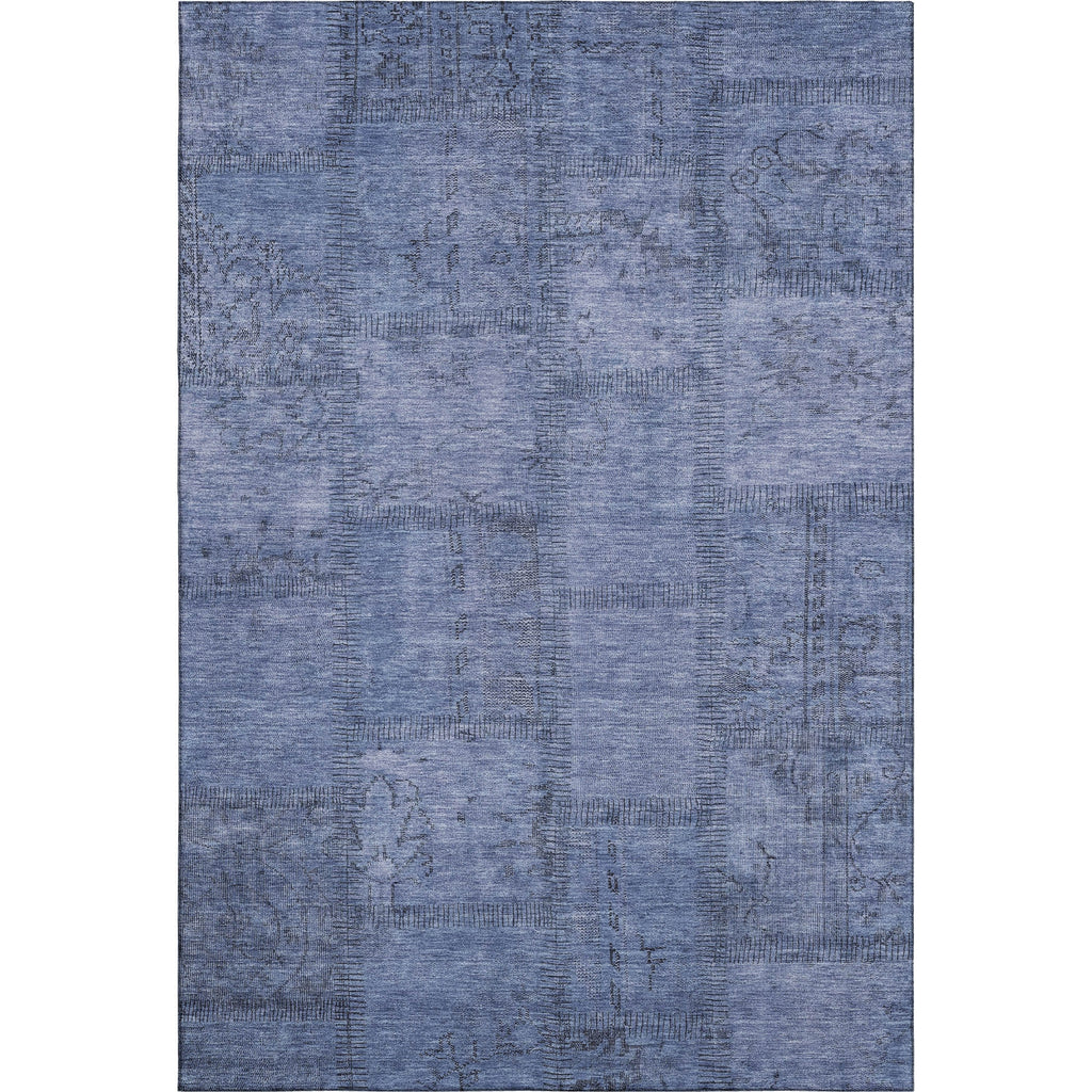 Piper Looms Mayfield Patchwork AMF685 Blue Machine Washable Area Rug main image