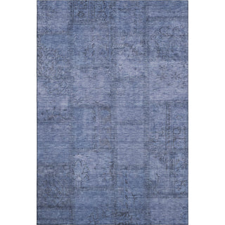 Piper Looms Mayfield Patchwork AMF685 Blue Machine Washable Area Rug main image