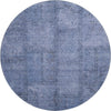 Piper Looms Mayfield Patchwork AMF685 Blue Machine Washable Area Rug Round Main Image