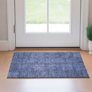 Piper Looms Mayfield Patchwork AMF685 Blue Machine Washable Area Rug Scatter Lifestyle Image Feature