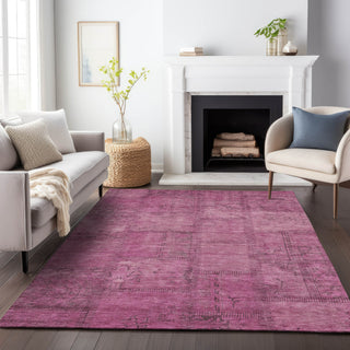 Piper Looms Mayfield Patchwork AMF685 Blush Machine Washable Area Rug Lifestyle Image Feature