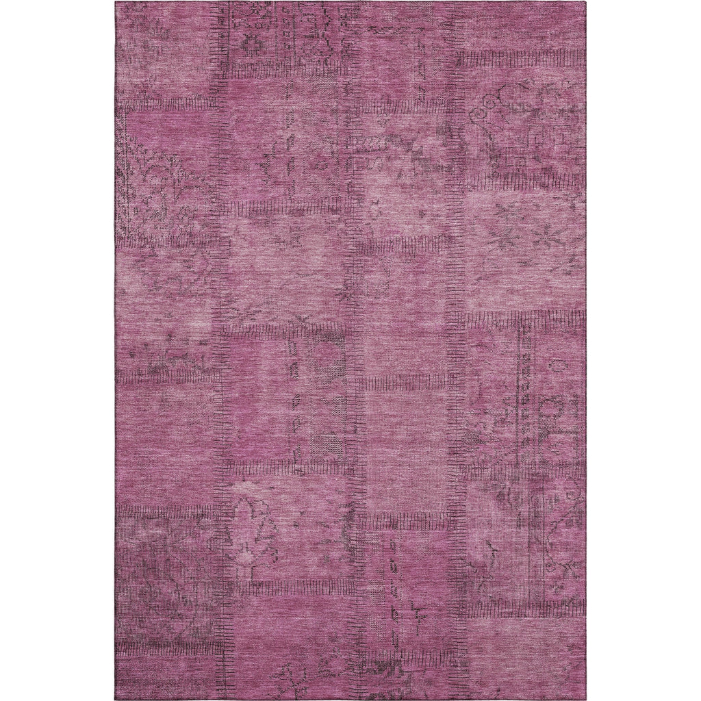 Piper Looms Mayfield Patchwork AMF685 Blush Machine Washable Area Rug main image