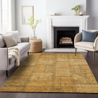 Piper Looms Mayfield Patchwork AMF685 Copper Machine Washable Area Rug Lifestyle Image Feature