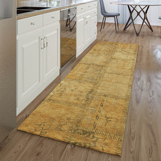 Piper Looms Mayfield Patchwork AMF685 Copper Machine Washable Area Rug Runner Lifestyle Image Feature