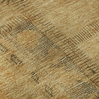Piper Looms Mayfield Patchwork AMF685 Copper Machine Washable Area Rug Swatch Image