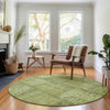 Piper Looms Mayfield Patchwork AMF685 Fern Machine Washable Area Rug Round Lifestyle Image Feature