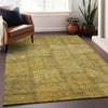 Piper Looms Mayfield Patchwork AMF685 Gold Machine Washable Area Rug Lifestyle Image Feature