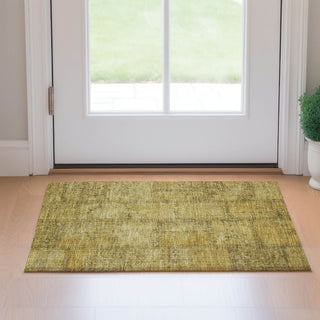 Piper Looms Mayfield Patchwork AMF685 Gold Machine Washable Area Rug Scatter Lifestyle Image Feature