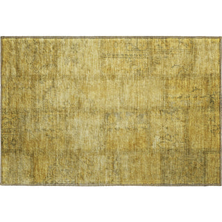 Piper Looms Mayfield Patchwork AMF685 Gold Machine Washable Area Rug Scatter Main Image