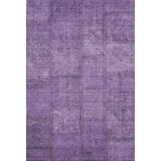 Piper Looms Mayfield Patchwork AMF685 Purple Machine Washable Area Rug main image