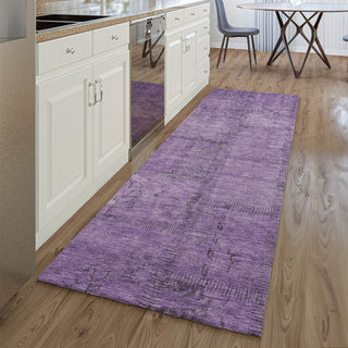 Piper Looms Mayfield Patchwork AMF685 Purple Machine Washable Area Rug Runner Lifestyle Image Feature