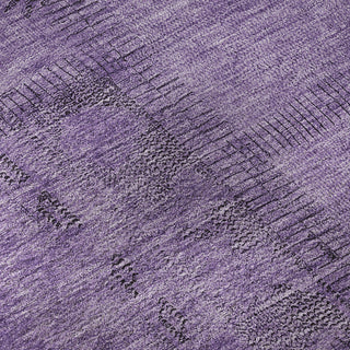 Piper Looms Mayfield Patchwork AMF685 Purple Machine Washable Area Rug Swatch Image