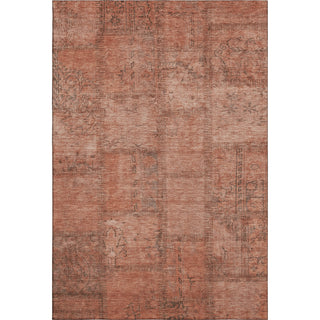 Piper Looms Mayfield Patchwork AMF685 Salmon Machine Washable Area Rug main image