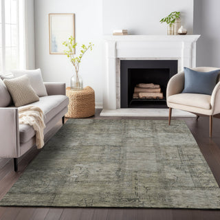 Piper Looms Mayfield Patchwork AMF685 Taupe Machine Washable Area Rug Lifestyle Image Feature