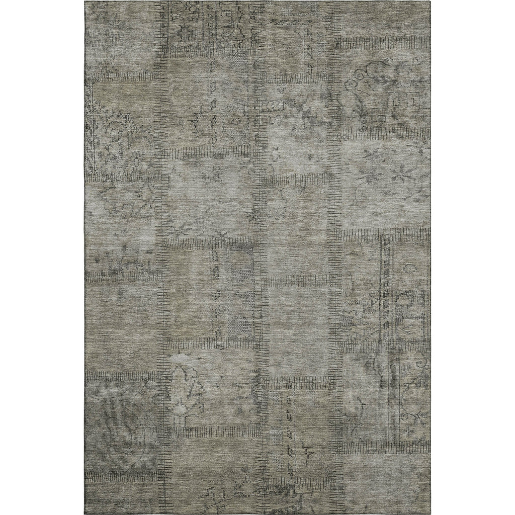 Piper Looms Mayfield Patchwork AMF685 Taupe Machine Washable Area Rug main image