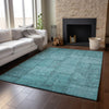 Piper Looms Mayfield Patchwork AMF685 Teal Machine Washable Area Rug Lifestyle Image Feature