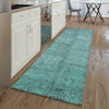 Piper Looms Mayfield Patchwork AMF685 Teal Machine Washable Area Rug Runner Lifestyle Image Feature