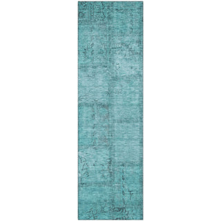 Piper Looms Mayfield Patchwork AMF685 Teal Machine Washable Area Rug Runner Main Image