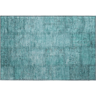 Piper Looms Mayfield Patchwork AMF685 Teal Machine Washable Area Rug Scatter Main Image