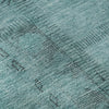 Piper Looms Mayfield Patchwork AMF685 Teal Machine Washable Area Rug Swatch Image