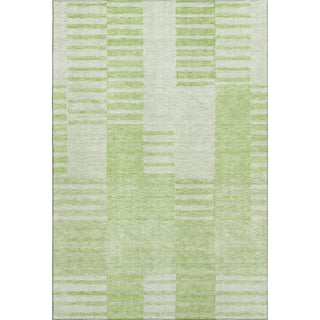 Piper Looms Mayfield Striped AMF686 Aloe Machine Washable Area Rug main image