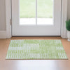 Piper Looms Mayfield Striped AMF686 Aloe Machine Washable Area Rug Scatter Lifestyle Image Feature