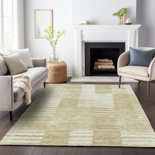 Piper Looms Mayfield Striped AMF686 Beige Machine Washable Area Rug Lifestyle Image Feature