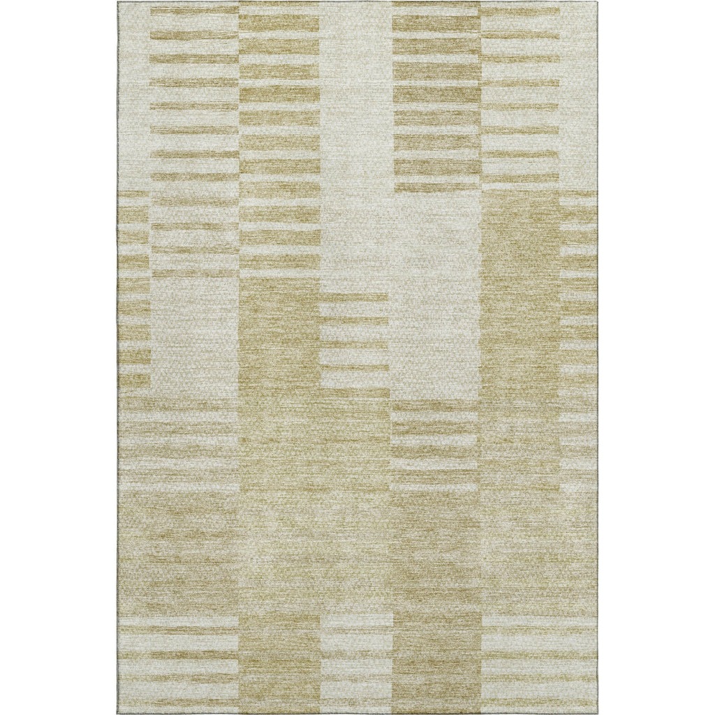 Piper Looms Mayfield Striped AMF686 Beige Machine Washable Area Rug main image