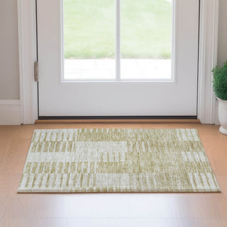 Piper Looms Mayfield Striped AMF686 Beige Machine Washable Area Rug Scatter Lifestyle Image Feature