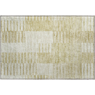 Piper Looms Mayfield Striped AMF686 Beige Machine Washable Area Rug Scatter Main Image